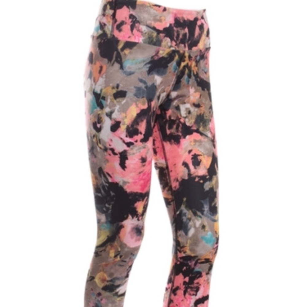 KOS USA floral print cropped leggings Xsmall